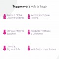 TUPPERWARE DELUXE TUMBLER SMALL 290ML (SET OF 4)